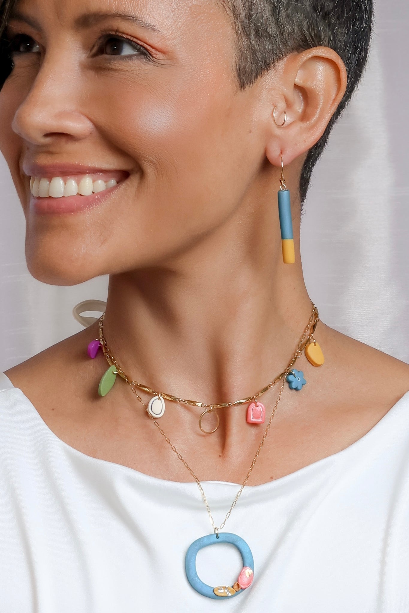 Autumn mini charm choker