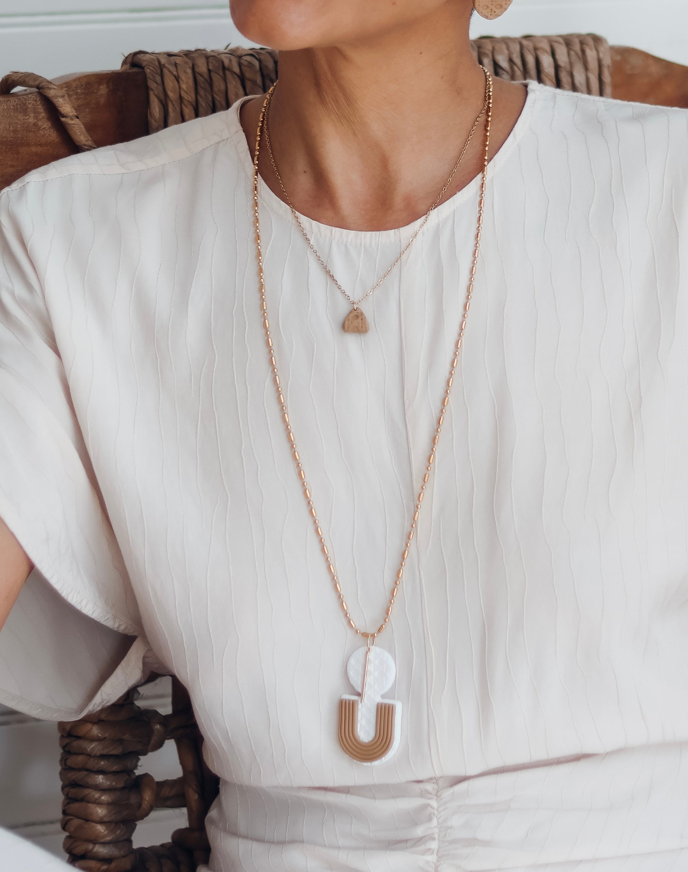 Rattan necklace I