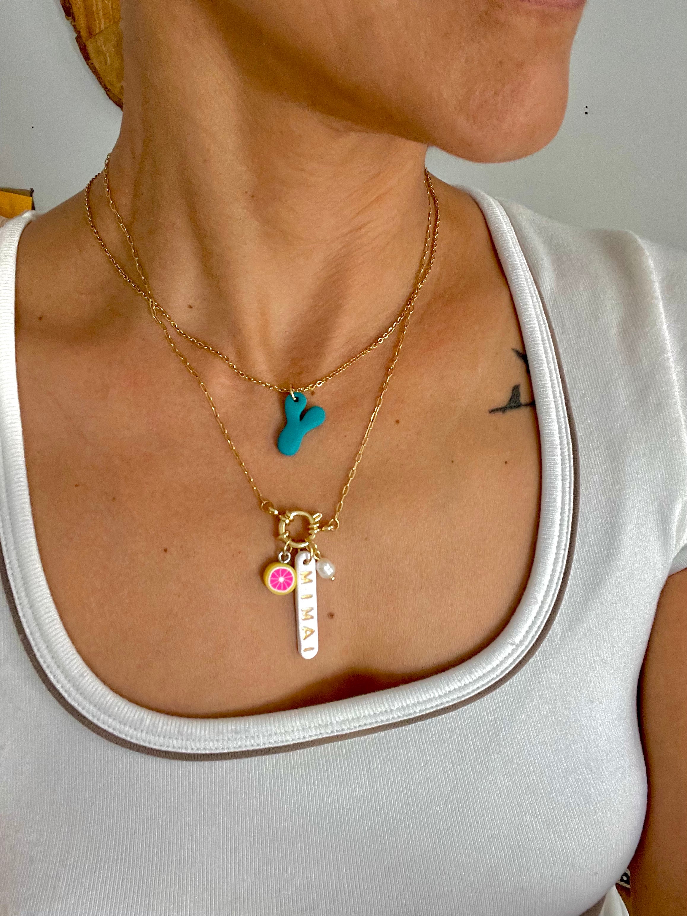 Mom charms necklace