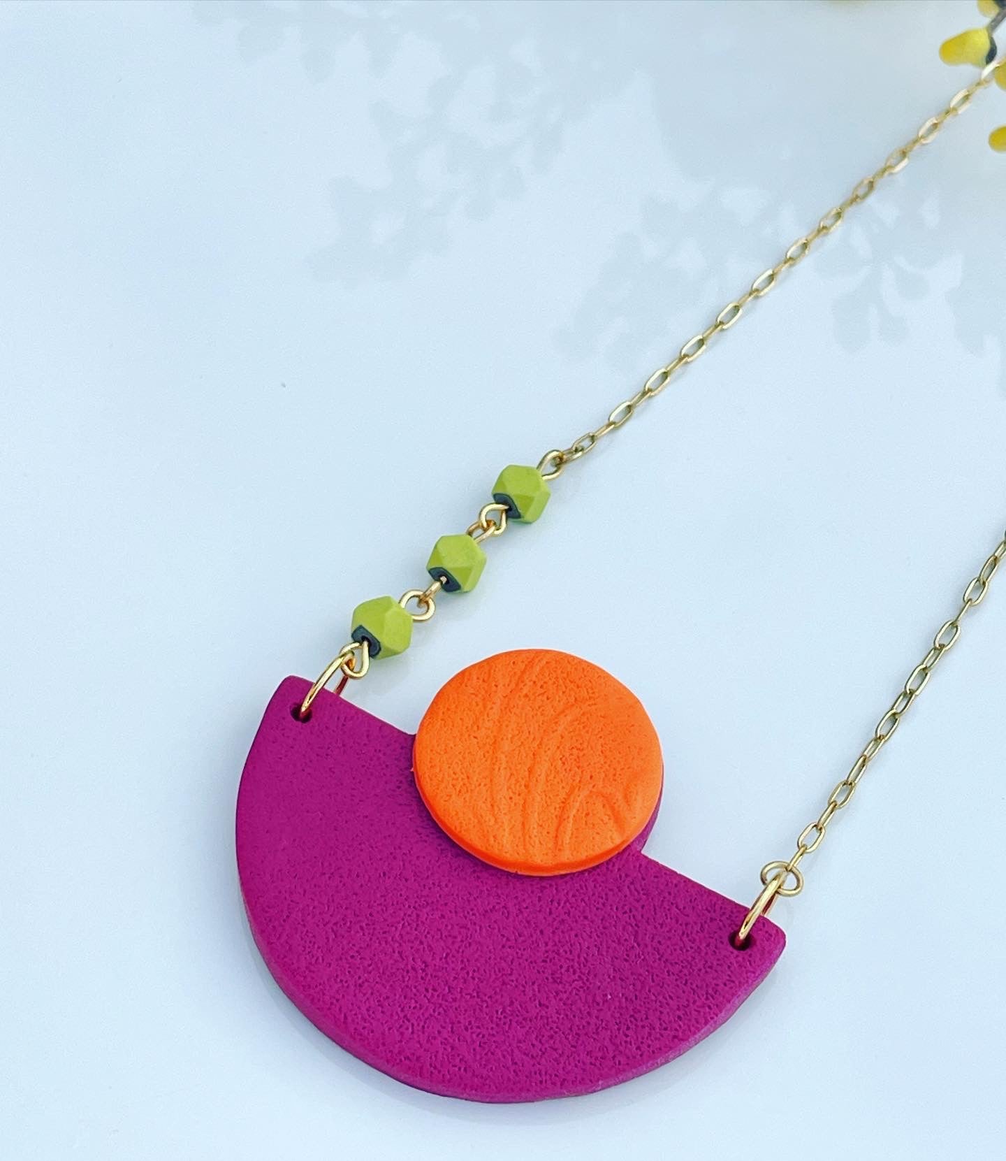 Mixed texture necklace